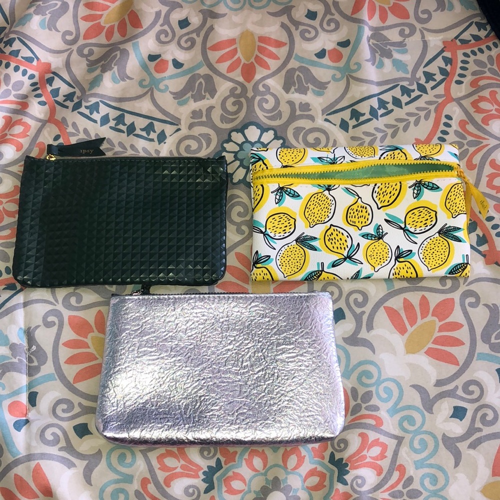 Ipsy 3 makeup bags
